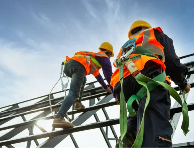 OSHA code compliance ensuring safety on construction sites.